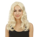 long curly blonde